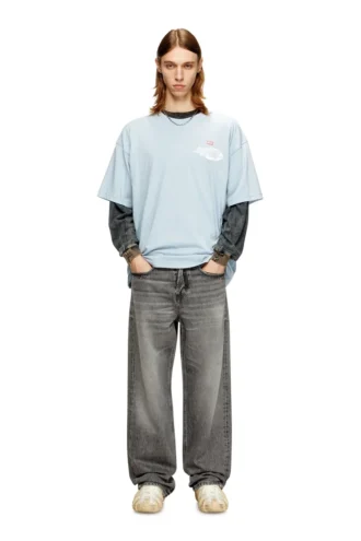 t-boxt-t23 T-shirt en coton avec imprimé graphique