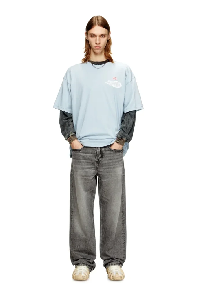 t-boxt-t23 T-shirt en coton avec imprimé graphique