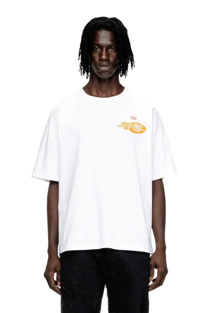 t-boxt-t23 T-shirt en coton avec imprimé graphique
