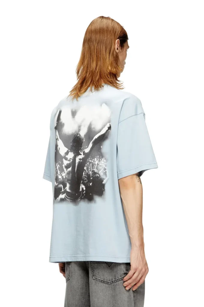 t-boxt-t23 T-shirt en coton avec imprimé graphique