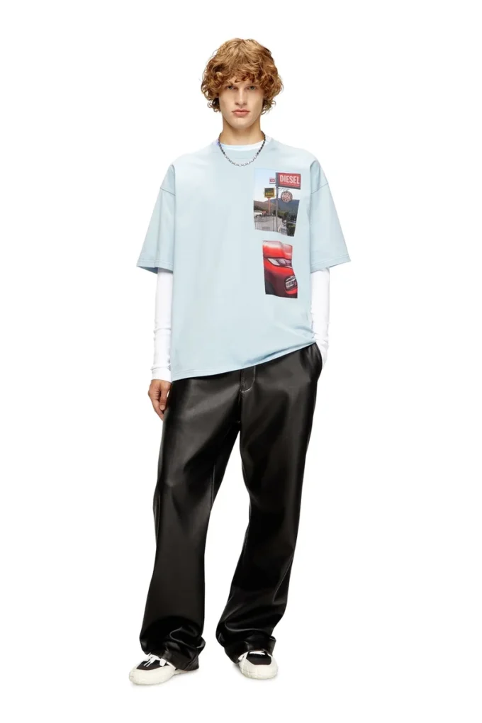 t-boxt-t3 T-shirt avec empiècements photo logo