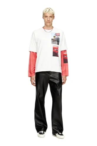 t-boxt-t3 T-shirt avec empiècements photo logo