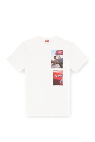 t-boxt-t3 T-shirt avec empiècements photo logo