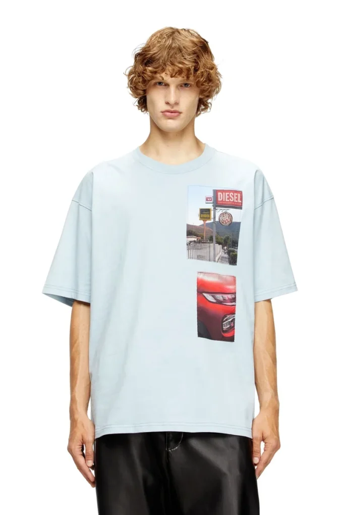 t-boxt-t3 T-shirt avec empiècements photo logo