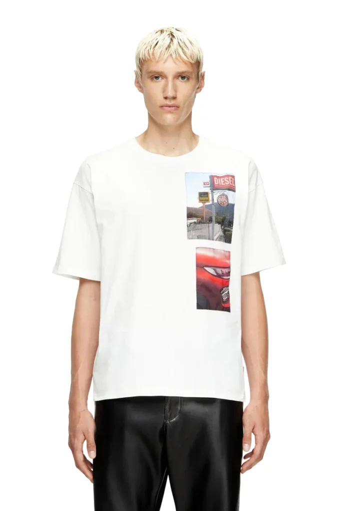 t-boxt-t3 T-shirt avec empiècements photo logo