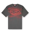 t-boxt-t5 T-shirt en coton avec imprimé Oval D