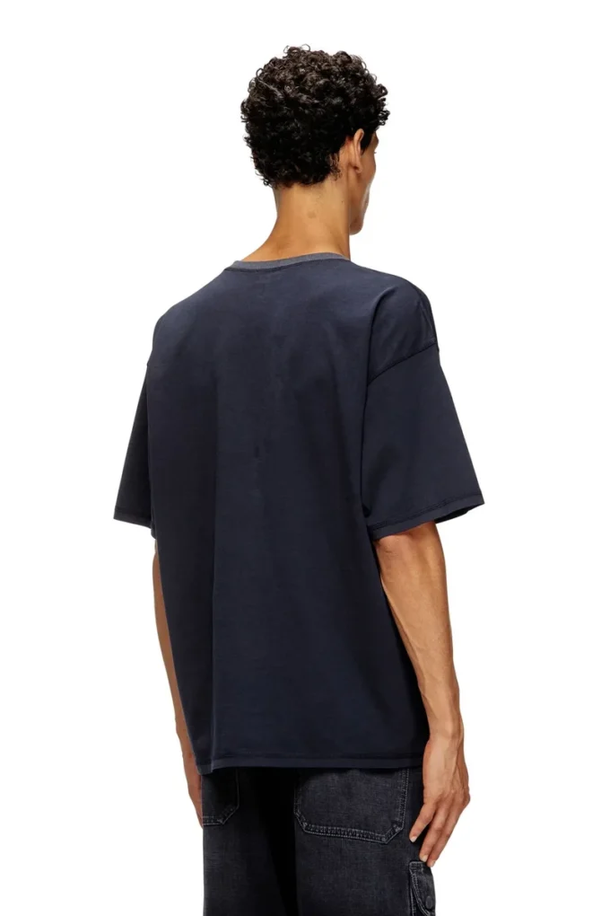 t-boxt-t5 T-shirt en coton avec imprimé Oval D