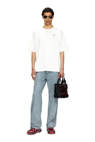 t-boxt-t6 T-shirt avec Oval D rouge