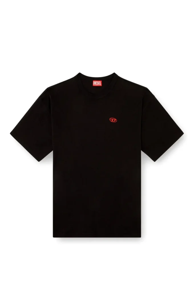 t-boxt-t6 T-shirt avec Oval D rouge