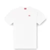 t-boxt-t6 T-shirt avec Oval D rouge