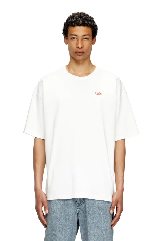 t-boxt-t6 T-shirt avec Oval D rouge