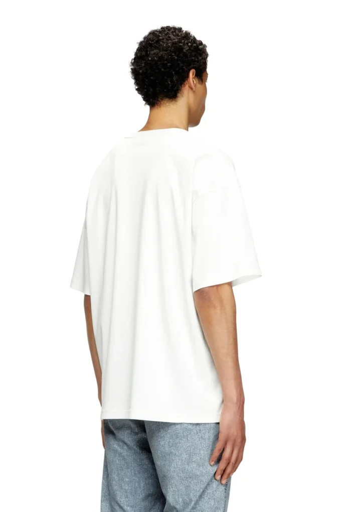 t-boxt-t6 T-shirt avec Oval D rouge