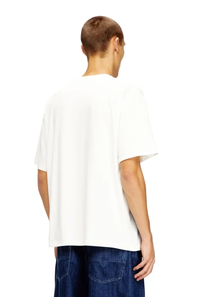 t-boxt-v13 T-shirt ample en coton avec imprimé numérique