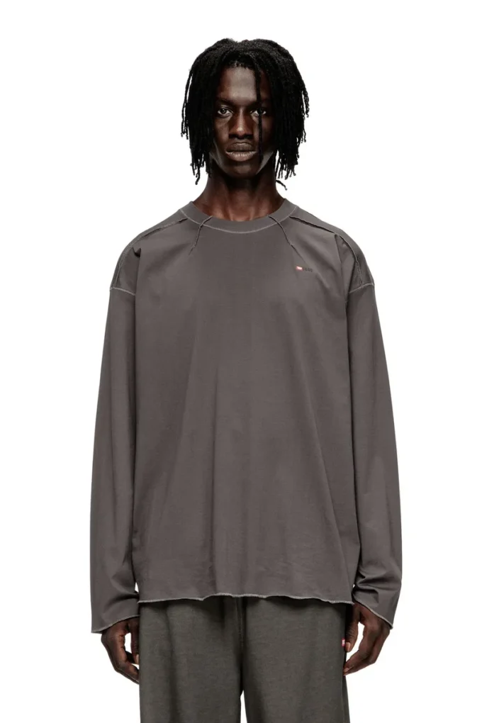 t-crahor-boxt-ls-t1 T-shirt en coton