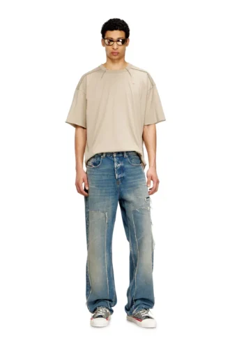 t-crahor-boxt-t1 T-shirt en coton avec micro-broderies