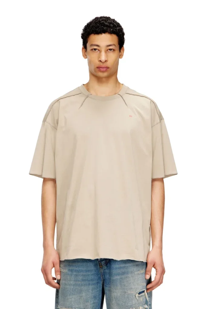 t-crahor-boxt-t1 T-shirt en coton avec micro-broderies