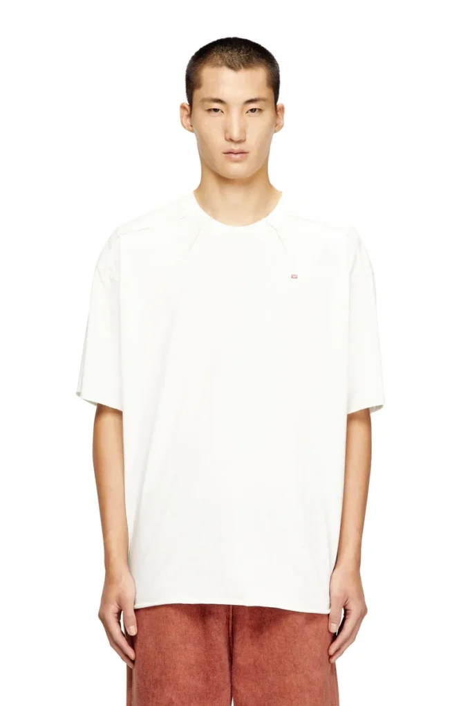 t-crahor-boxt-t1 T-shirt en coton avec micro-broderies