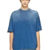 t-craoxt T-shirt en coton avec coutures overlock contrastées