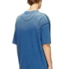 t-craoxt T-shirt en coton avec coutures overlock contrastées