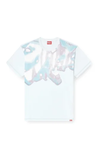 t-gaspard-ihbj T-shirt avec imprimé graphique délavé