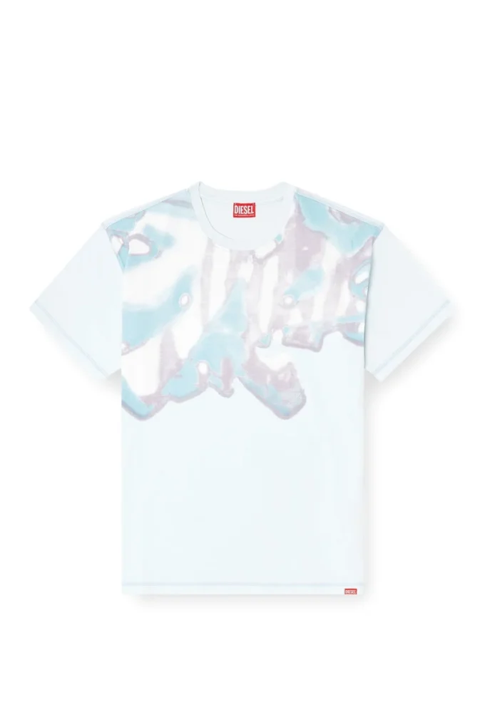 t-gaspard-ihbj T-shirt avec imprimé graphique délavé