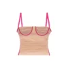 t-hailyna Top en maille froncé avec bordure