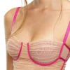 t-hailyna Top en maille froncé avec bordure