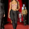 t-hailyna Top en maille froncé avec bordure