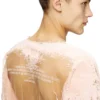 t-hassan-ls-a T-shirt à manches longues en nylon avec imprimé paroles de chanson