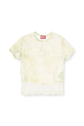 t-inlay T-shirt en nylon avec imprimé héraldique