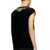 t-isak-a T-shirt sans manches avec imprimé paroles