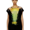 t-isak-a T-shirt sans manches avec imprimé paroles