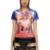 t-jodie T-shirt avec imprimé Diesel froissé