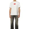 t-just-n4 T-shirt en coton biologique avec logo floqué