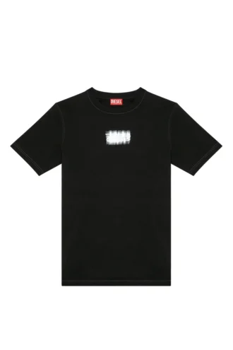 t-just-n4 T-shirt en coton biologique avec logo floqué