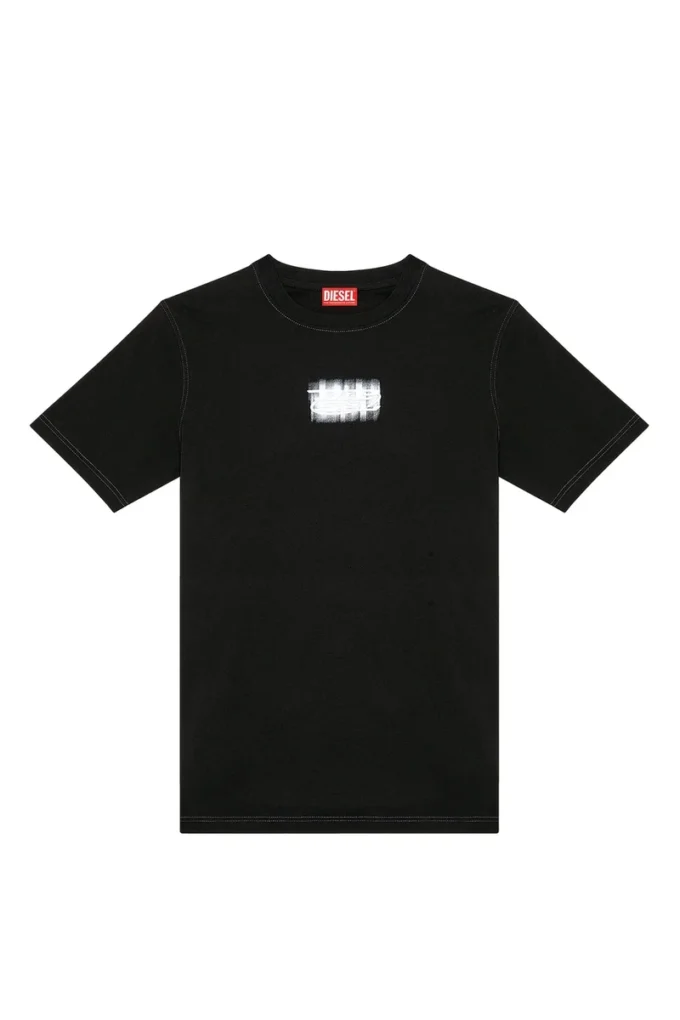 t-just-n4 T-shirt en coton biologique avec logo floqué