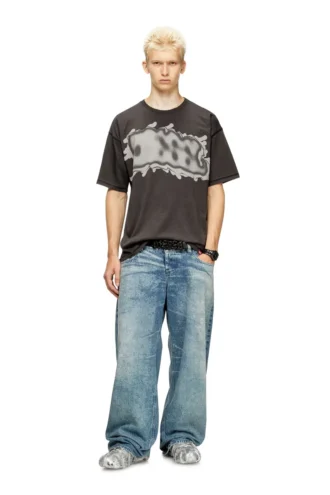 t-leonard-ihbj T-shirt avec imprimé graffiti