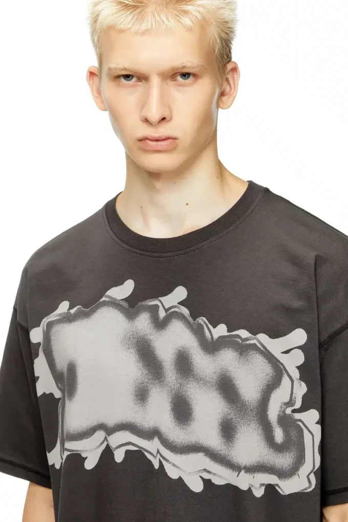 t-leonard-ihbj T-shirt avec imprimé graffiti