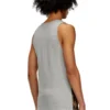 t-lifty-burn-art Débardeur en tulle avec imprimé plastique brûlé