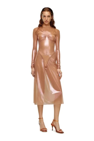 t-nikki Top en tulle métallisé avec détail soutien-gorge