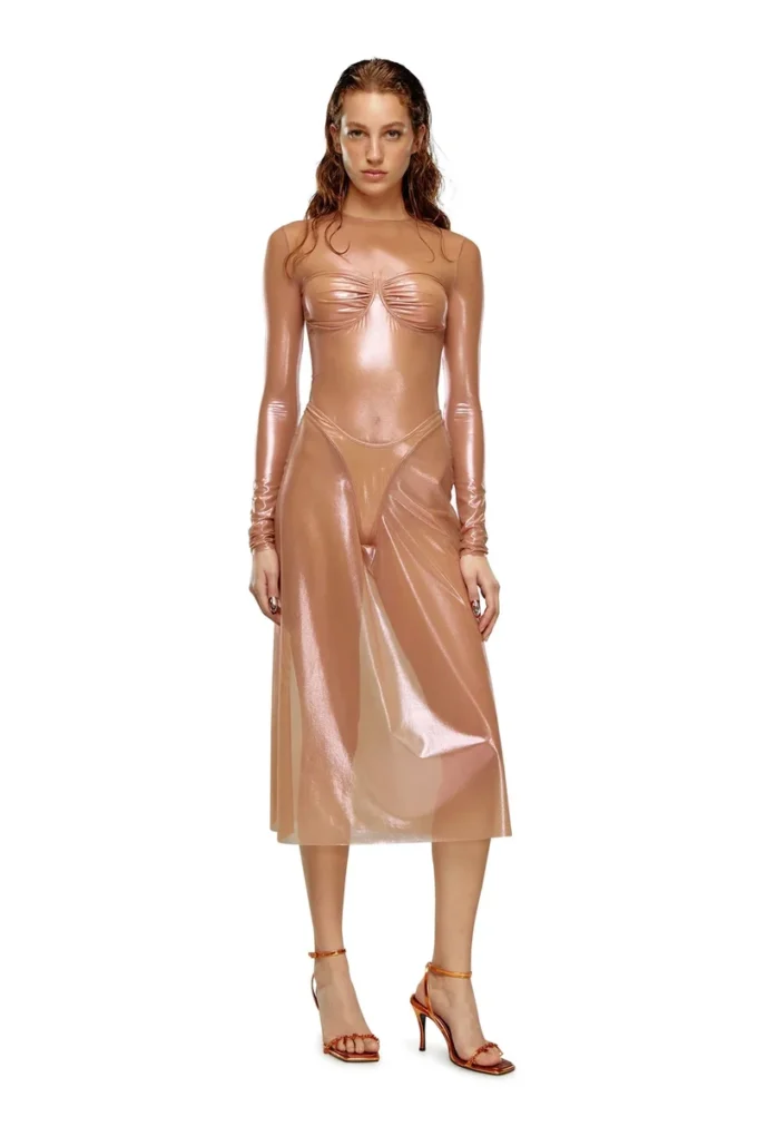 t-nikki Top en tulle métallisé avec détail soutien-gorge