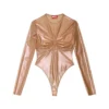 t-nikki Top en tulle métallisé avec détail soutien-gorge