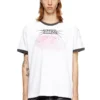 t-norm-cuff T-shirt en coton avec imprimé numérique