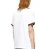 t-norm-cuff T-shirt en coton avec imprimé numérique