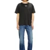 t-norm-iod T-shirt léger en coton avec logo Oval D métallisé
