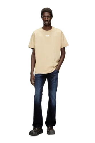 t-norm-iod T-shirt léger en coton avec logo Oval D métallisé