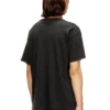 t-norm-iod T-shirt léger en coton avec logo Oval D métallisé