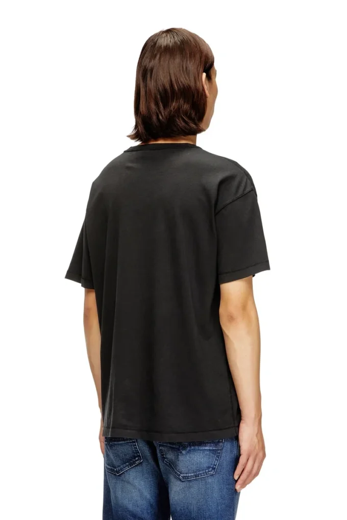 t-norm-iod T-shirt léger en coton avec logo Oval D métallisé