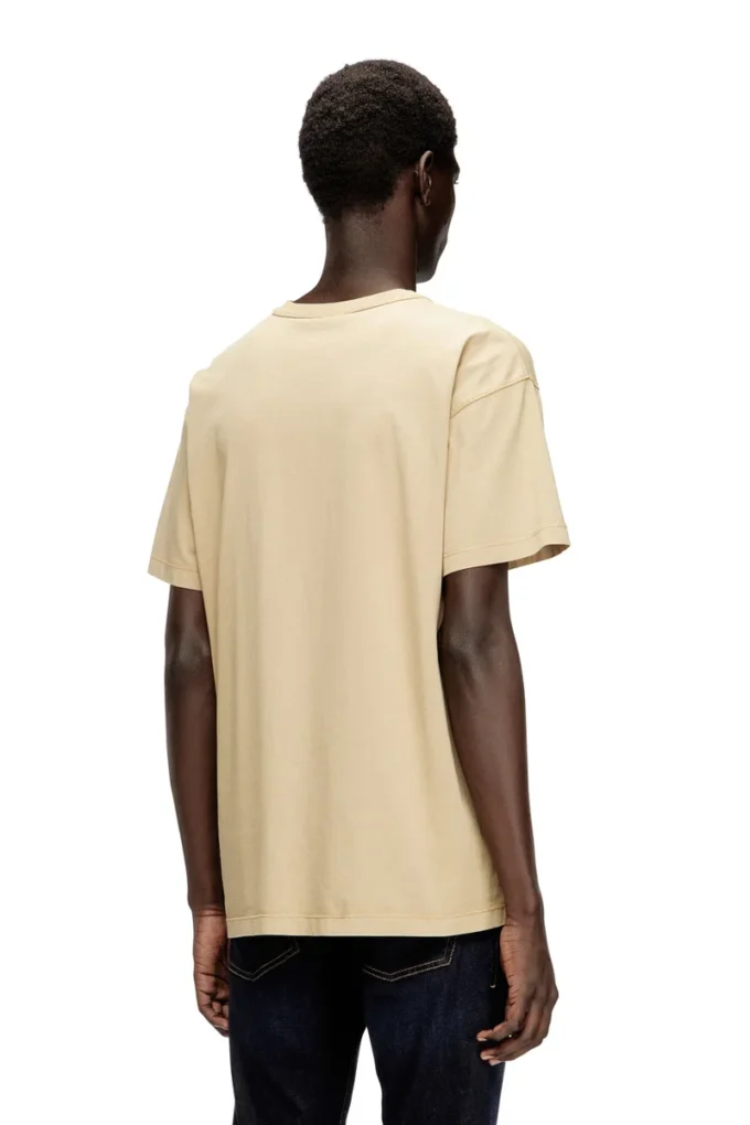 t-norm-iod T-shirt léger en coton avec logo Oval D métallisé