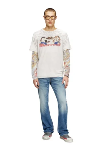t-norm-t15 T-shirt avec motif en strass